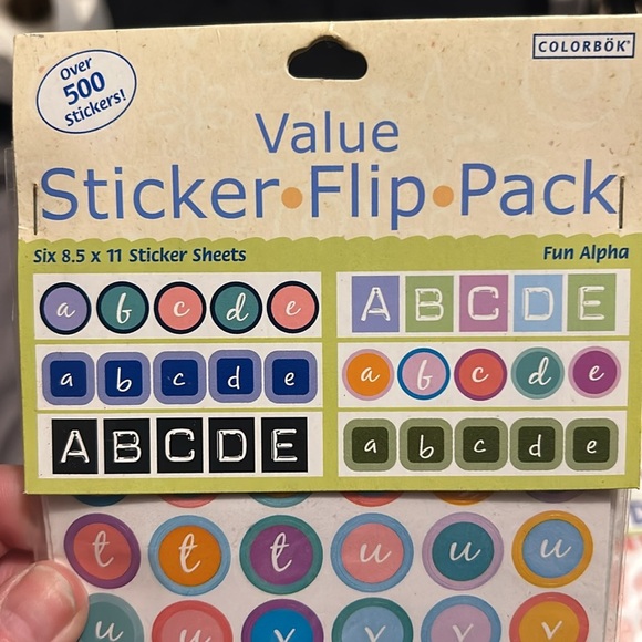Sticker flip pack alphabet - Picture 2 of 3